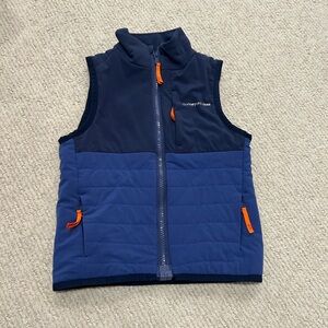 Vineyard Vines Navy and Orange Vest--Size 5
